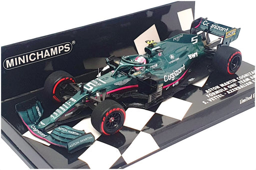 Minichamps 1/43 Scale 417 210705 F1 Aston Martin AMR21 Azerbaijan GP 2021 Vettel