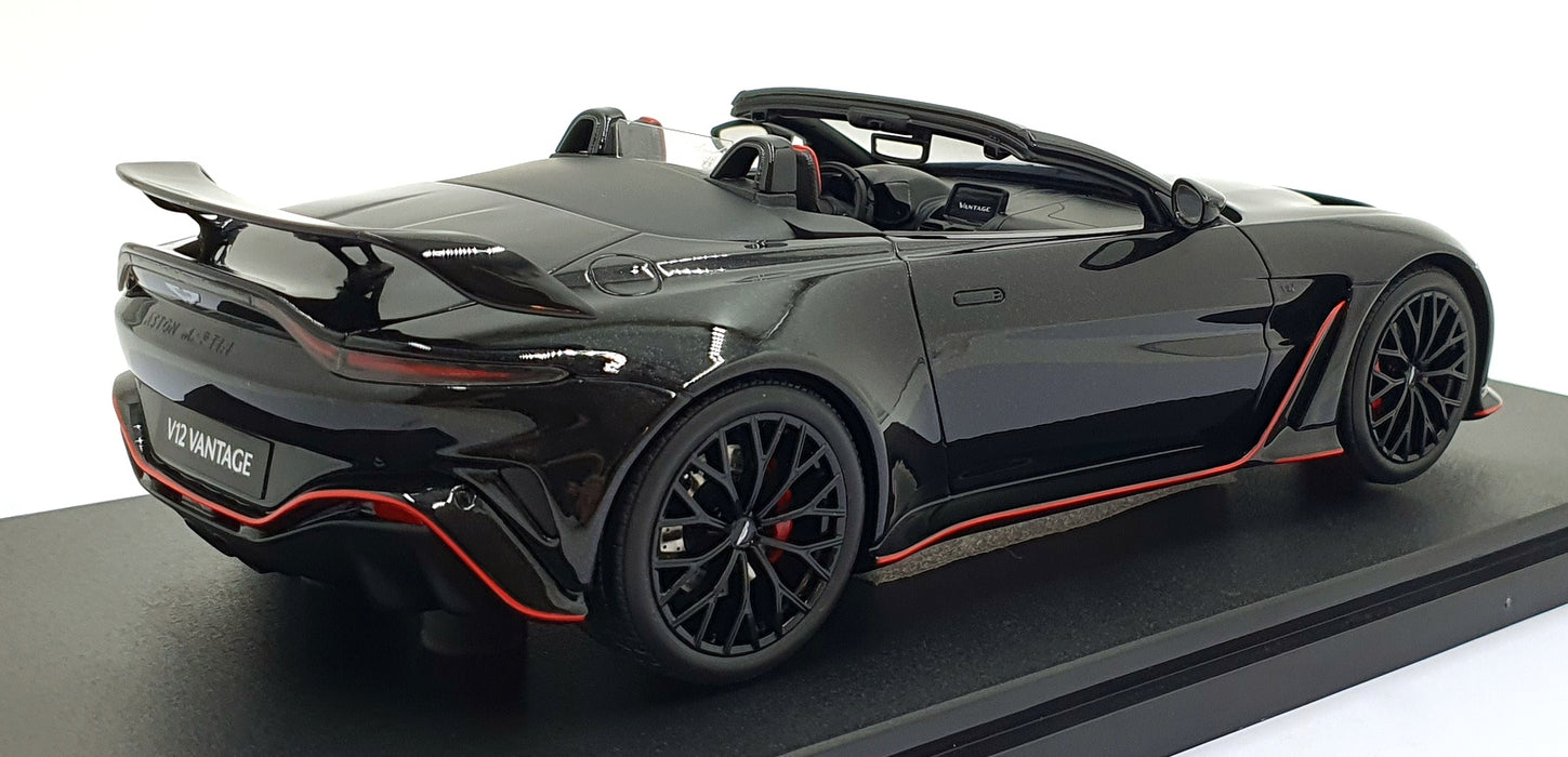 GT Spirit 1/18 Scale Resin GT923 - Aston Martin V12 Vantage Roadster - Black