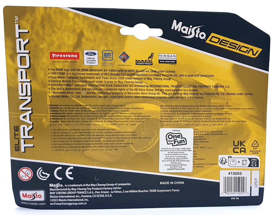 Maisto 1/64 Scale Diecast 15055 1950 Mercury Custom/COE Flatbed - Mint Green