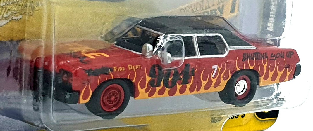 Johnny Lightning 1/64 Scale JLSF017 - 1974 Dodge Monaco #904 Demolition Derby