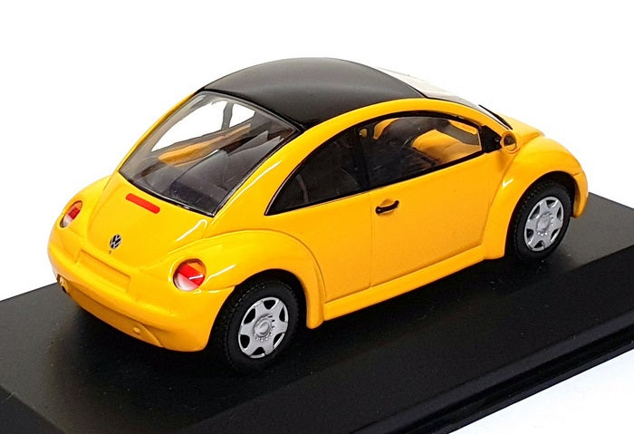 Minichamps 1/43 Scale Diecast MC8725 - VW Volkswagen New Beetle - Yellow
