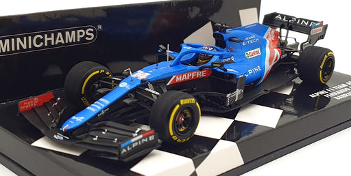 Minichamps 1/43 Scale 417 210114 Alpine F1 Team A521 #14 Bahrain GP 2021