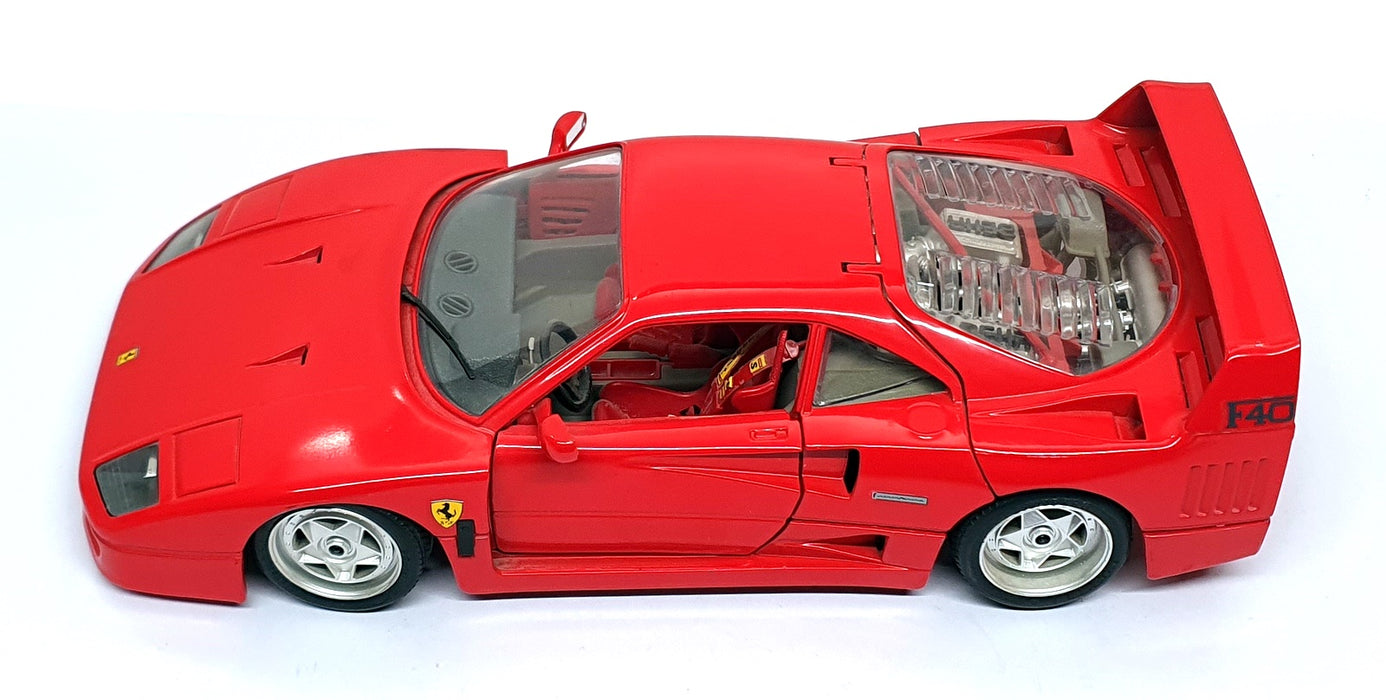 Burago 1/18 Scale Diecast 150326K - 1987 Ferrari F40 - Red