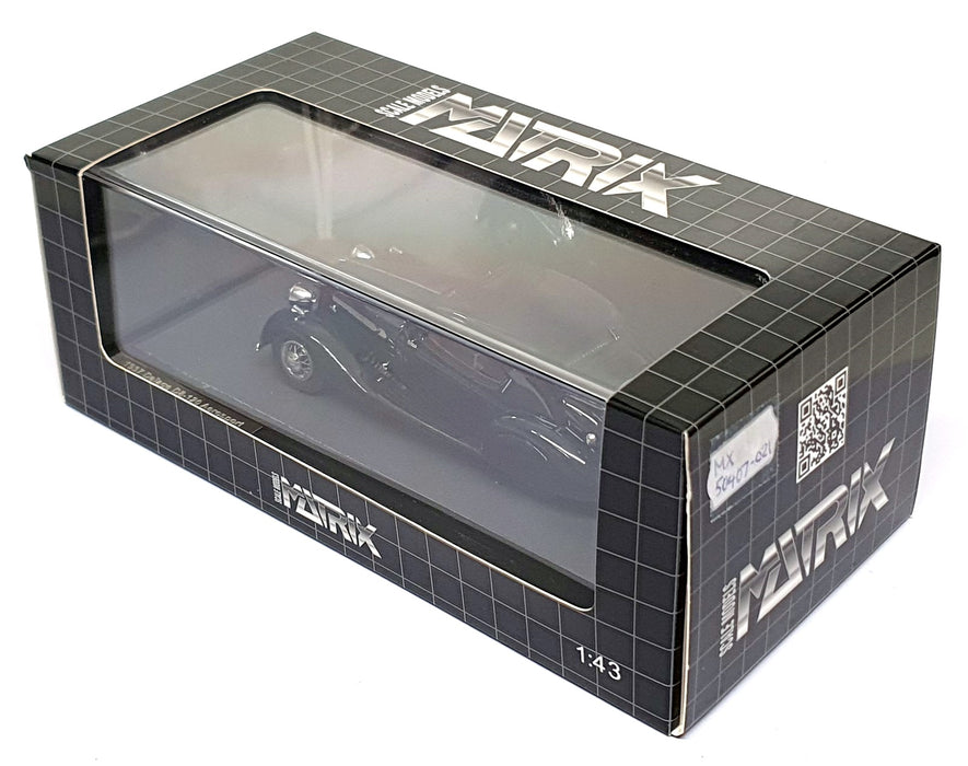 Matrix 1/43 Scale MX50407-021 - 1937 Delage D8-120 Aerosport Coupe - Black