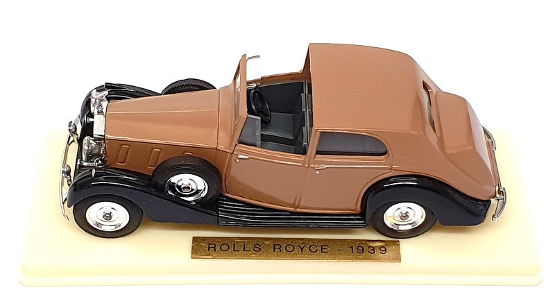 Solido 1/43 Scale Diecast No. 71 - 1939 Rolls Royce - Brown/Black