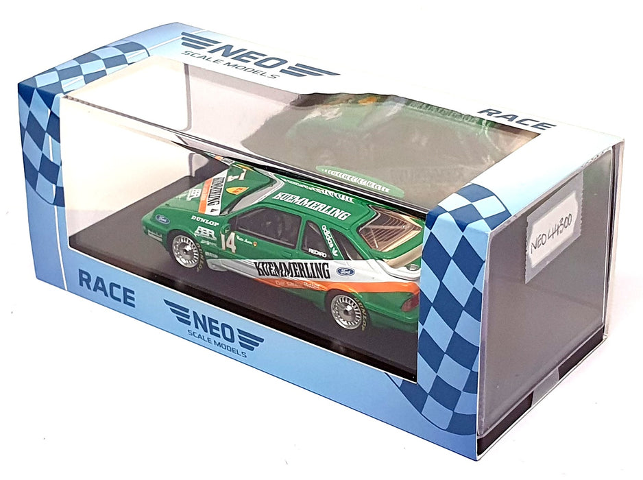 Neo 1/43 Scale NEO44300 - Ford Sierra XR4Ti #14 Walter Mertes DTM 1987 - Green