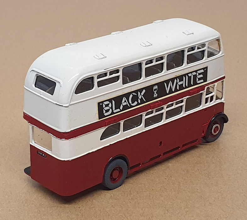 Anbrico 1/76 Scale Built Kit DD42 - Crossley D/Deck Bus - White/Maroon