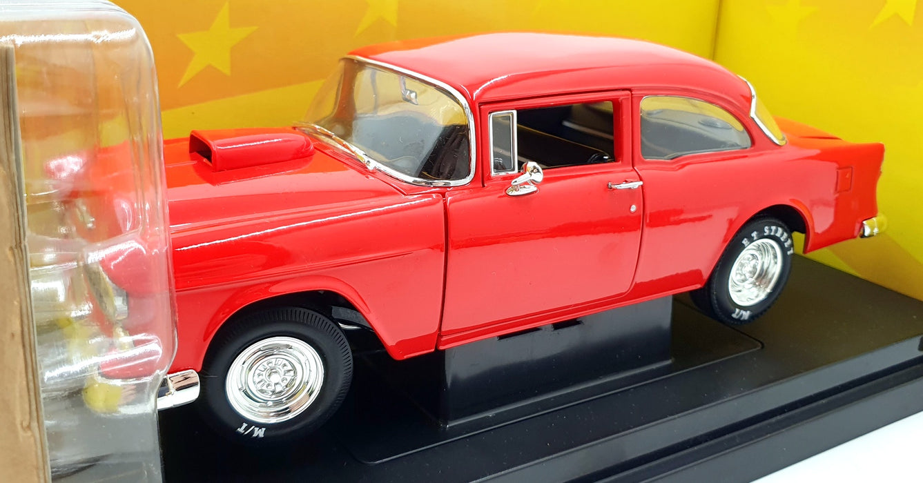 Ertl 1/18 Scale Diecast 32840 - 1955 Chevy Street Machine - Red