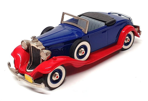 Brooklin Models 1/43 Scale BRK6A - 1932 Packard Light 8 Merley Museum Blue/Red