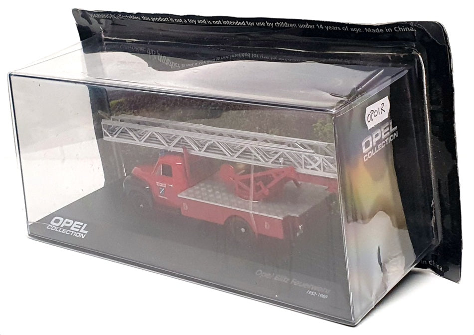 Eaglemoss 1/43 Scale OP01R - 1952-60 Opel Blitz Feuerwehr Fire Engine - Red