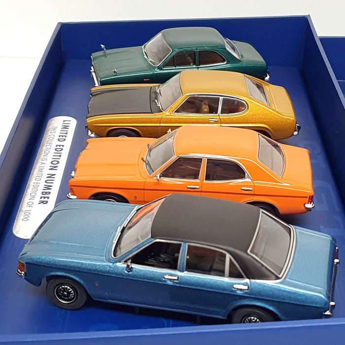 Corgi 1/43 Scale 4 Piece Set VC01402 - Ford GT Collection LE 1000