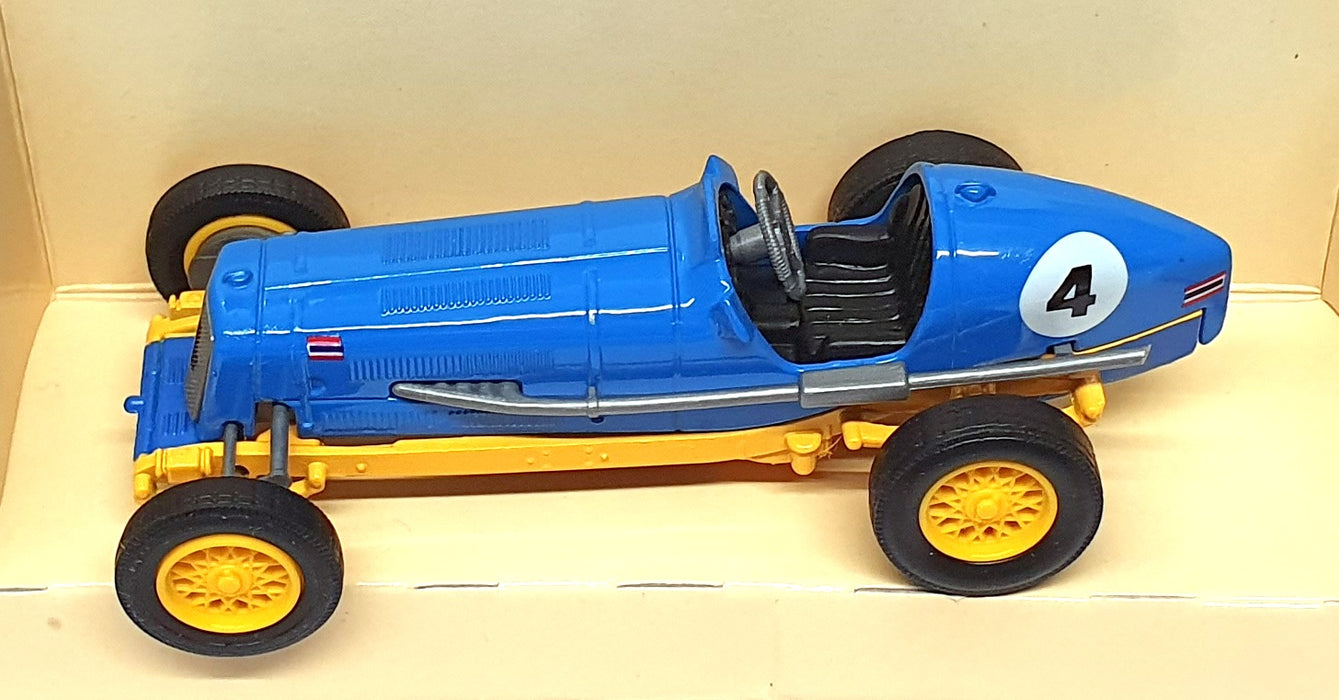 Matchbox Appx 10cm Long Diecast Y-14 - 1935 E.R.A R.1.B GP Race Car Blue/Yellow