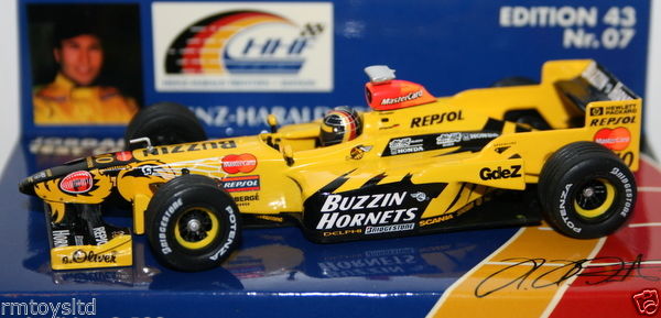 MINICHAMPS 1/43 - JORDAN MUGEN HONDA TEST CAR SUZUKA 1998 H H FRENTZEN