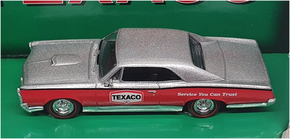 Matchbox 1/43 Scale 92458 - 1967 Pontiac GTO (Texaco) Silver/Red