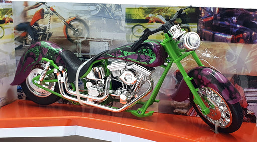 NewRay 1/12 Scale 57693 - Custom Choppers - Green/Purple/Silver