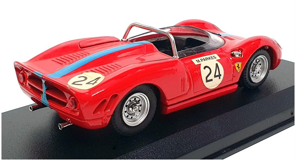 Best Model 1/43 Scale 9124 - Ferrari 365 P2 #24 Brands Hatch 1965 - Red