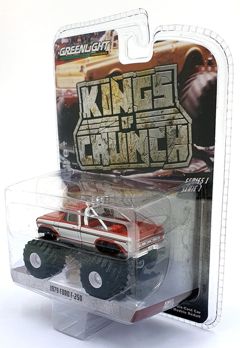 Greenlight 1/64 Scale 49010-F - 1979 Ford F-250 - Red/White