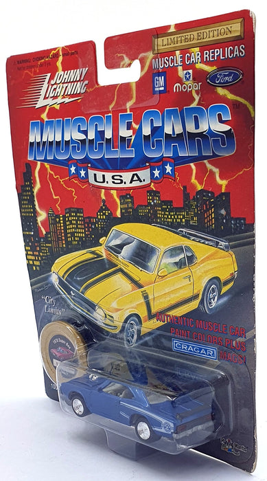 Johnny Lightning 1/64 Scale 200-170 - Muscle Cars USA 1970 Super Bee - Met. Blue