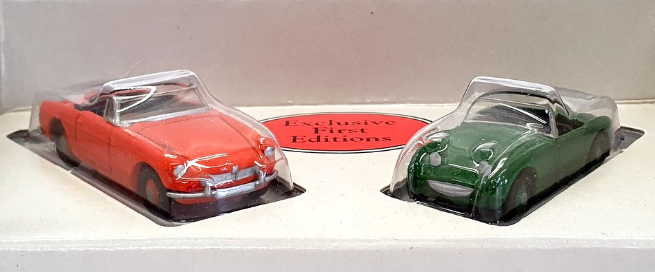 EFE 1/76 Scale 11503 11703 - Austin Healey Sprite & MGB Roadster - Orange Green