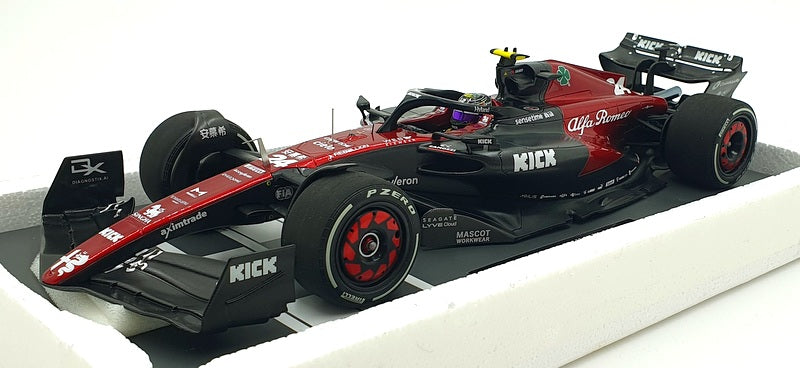 Minichamps 1/18 Scale 117 230124 Alfa Romeo F1 Kick C43 Australian GP '23 #24