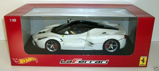 HOT WHEELS 1/18 - BLY54 FERRARI LAFERRARI - WHITE