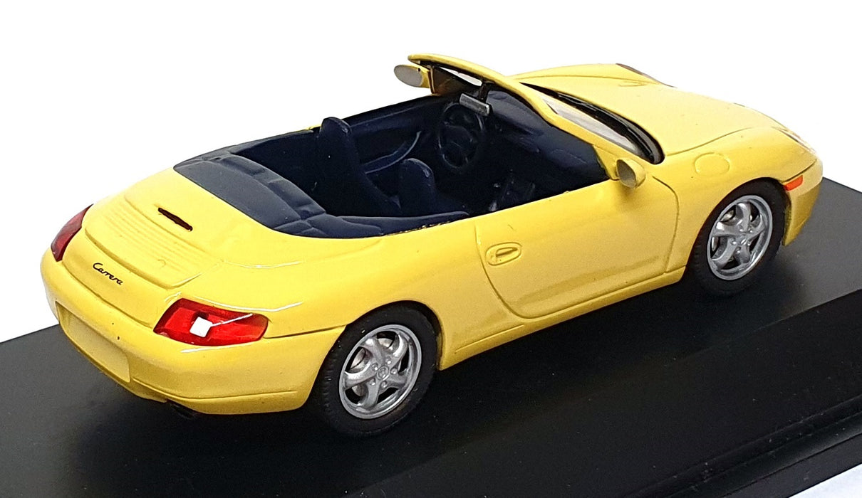 Schuco 1/43 Scale WAP 020 050 97 - Porsche 911 Carrera Cabriolet - Yellow