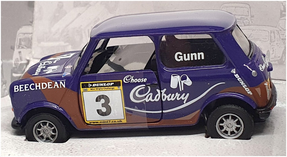 Corgi 1/36 Scale CC82226 - Mini 7 Racing Club Cadbury Mini Miglia #3 Gunn