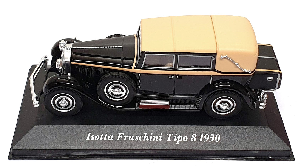 Altaya 1/43 Scale 1930IF - 1930 Isotta Fraschini Tipo 8 - Black/Beige