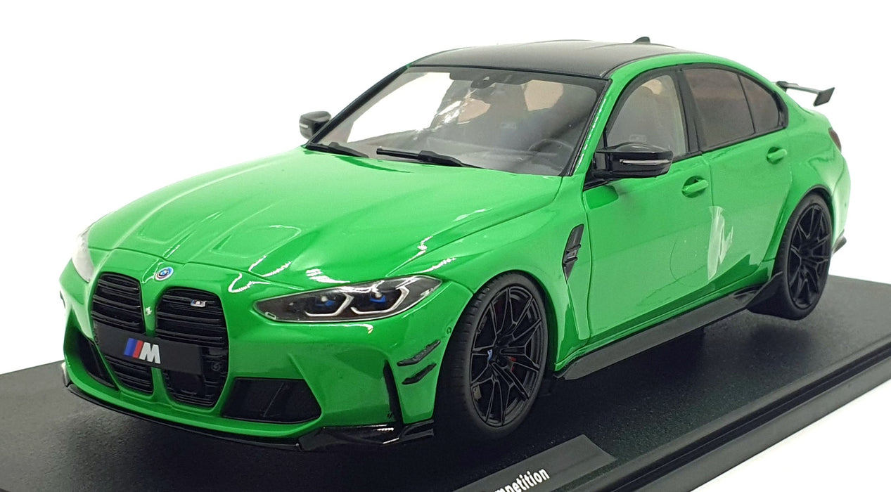 Solido 1/18 Scale S1814302 - 2024 BMW M3 Performance Parts - Signal Green