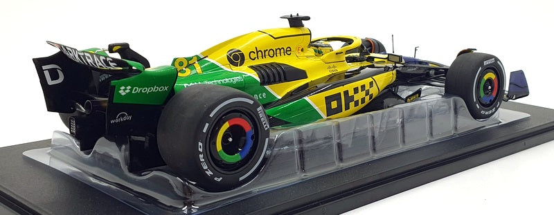 Solido 1/18 Scale Diecast S1814204 - McLaren F1 Team MCL38 #81 Monaco GP 24