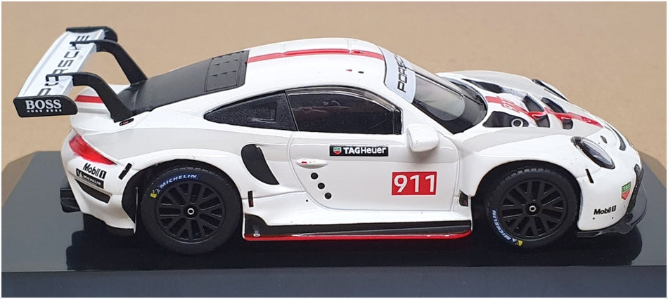 Burago 1/43 Scale Diecast 18-38302 - Porsche 911 RSR - White
