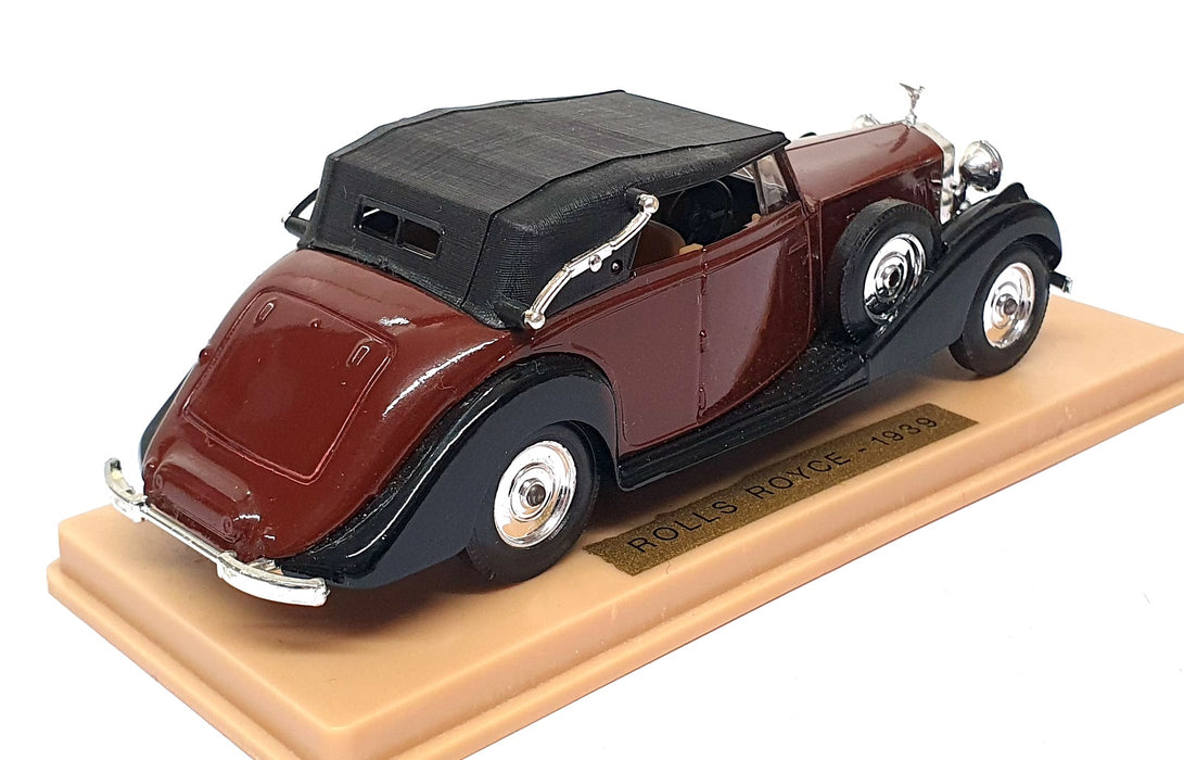 Solido 1/43 Scale Diecast No. 46 - 1939 Rolls Royce - Met. Brown/Black