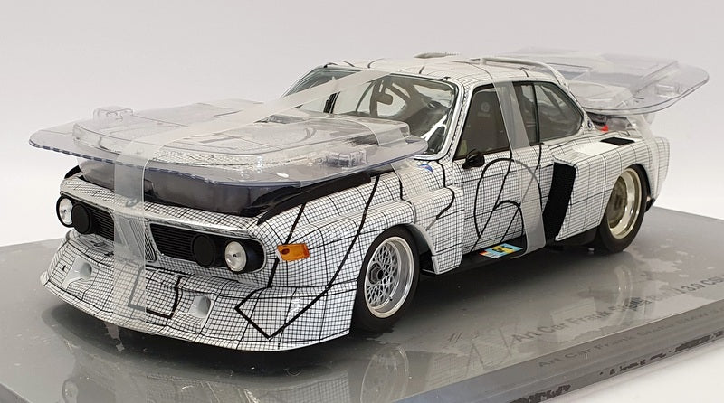 Minichamps Art Car 1/18 Scale 80 43 0 150 928 - Frank Stella 1975 BMW 3.0 CSL