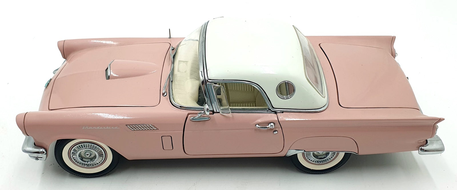 Precision 100 1/18 Scale Diecast 32889A - 1957 Ford Thunderbird - Pink