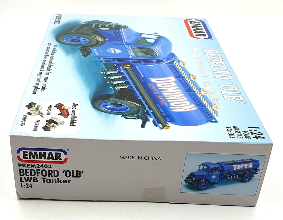 Emhar 1/24 Scale Model Kit PKEM2403 - Bedford 'OLB' LWB 'O' Series 5-ton Tanker