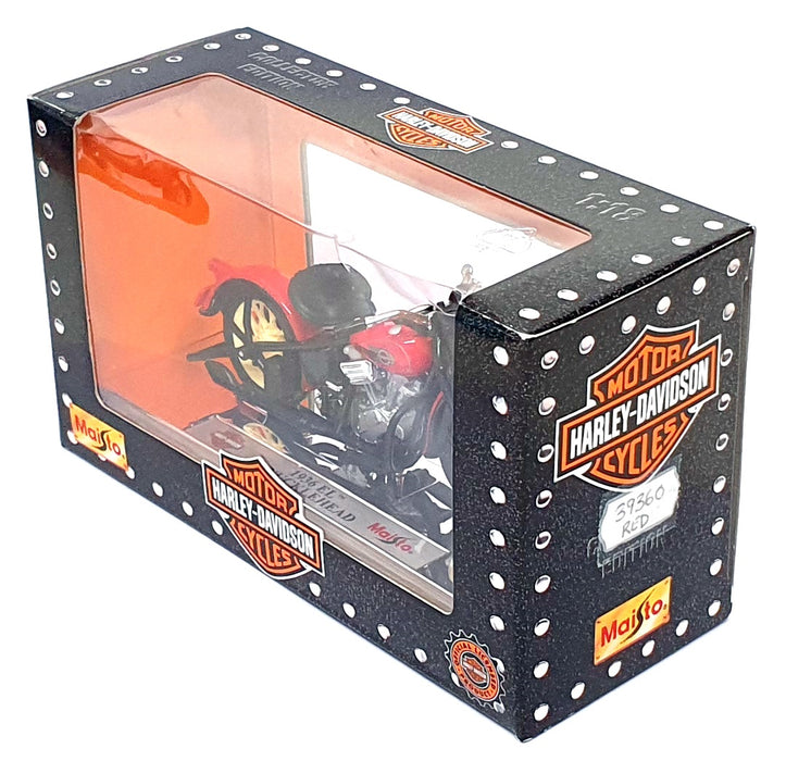 Maisto 1/18 Scale 39360 - 1936 Harley Davidson EL Knucklehead - Red