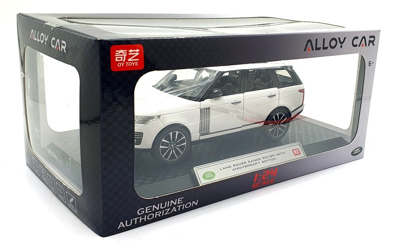 QY Toys 1/24 Scale Q2001A - Land Rover Range Rover 50th Anniversary Ed - White