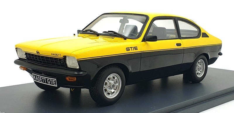 Schuco 1/18 Scale Diecast 45 005 4300 - 1976 Opel Kadett GT/E - Yellow