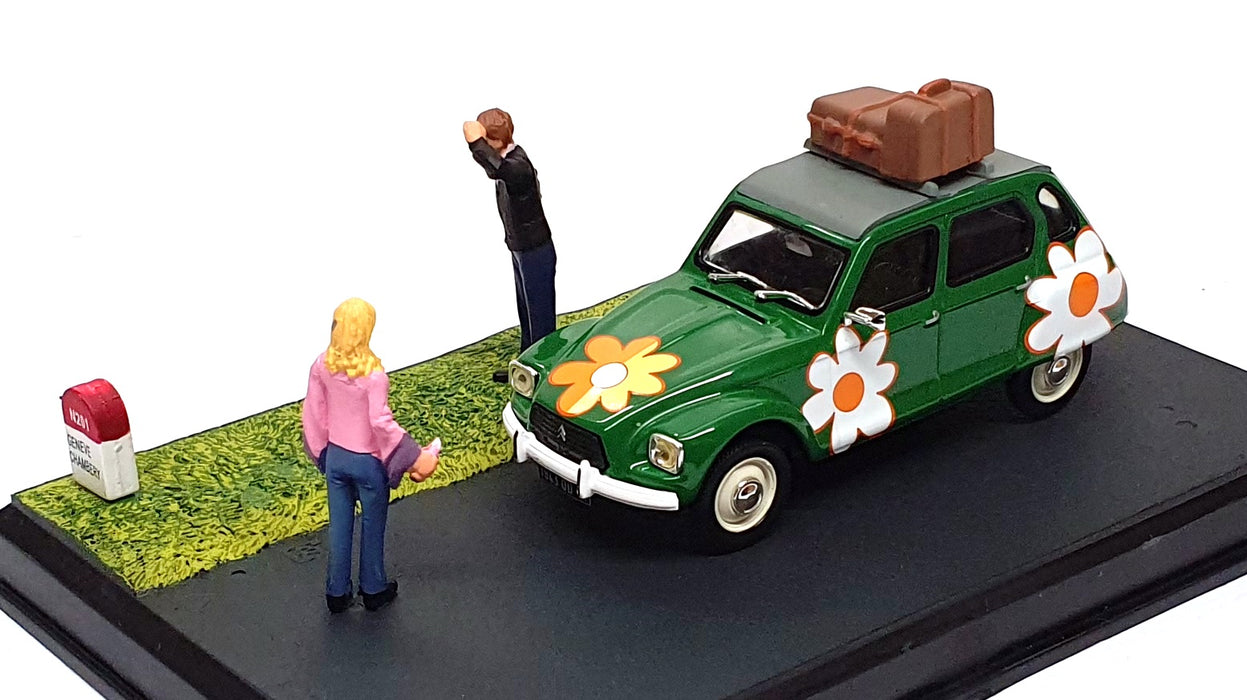 Altaya La Route Bleue 1/43 Scale DIR115 - Citroen Dyane Diorama - Green
