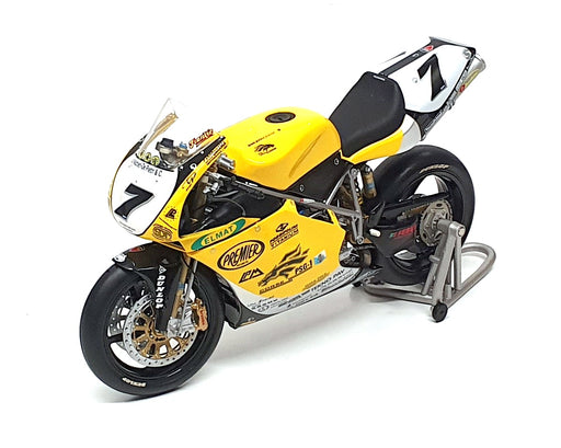 Minichamps 1/12 Scale 122 031207 - Ducati 998RS Motorbike #7 P. Chili WSB 2003