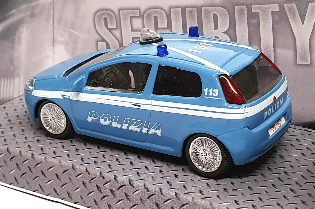 Mondo Motors 1/43 Scale MM06F - Fiat Polizia Police - Blue