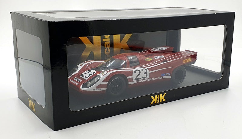 KK Scale 1/18 Scale KKDC181261 1970 Porsche 917K Winner Le Mans Herrmann #23 Red
