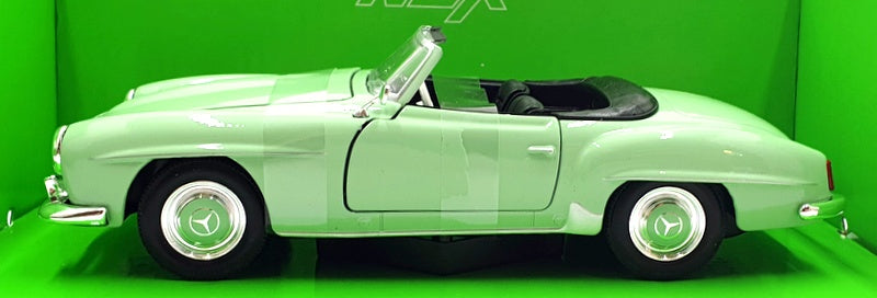 Welly NEX 1/24 Scale Diecast 24118C-W - 1955 Mercedes-Benz 190 SL - Mint Green