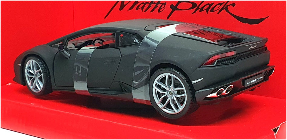 Welly NEX 1/24 Scale 24056MA-W - Lamborghini Huracan Coupe - Matte Black