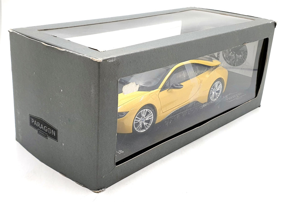 Paragon 1/18 Scale Diecast PA-97087 - BMW i8 Speed - Yellow