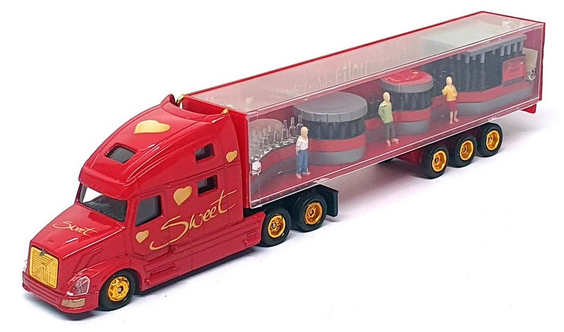 DGD Models 1/87 Scale DGD87 - Volvo Truck (Voulez-Vous Filou Avec Moi) Red