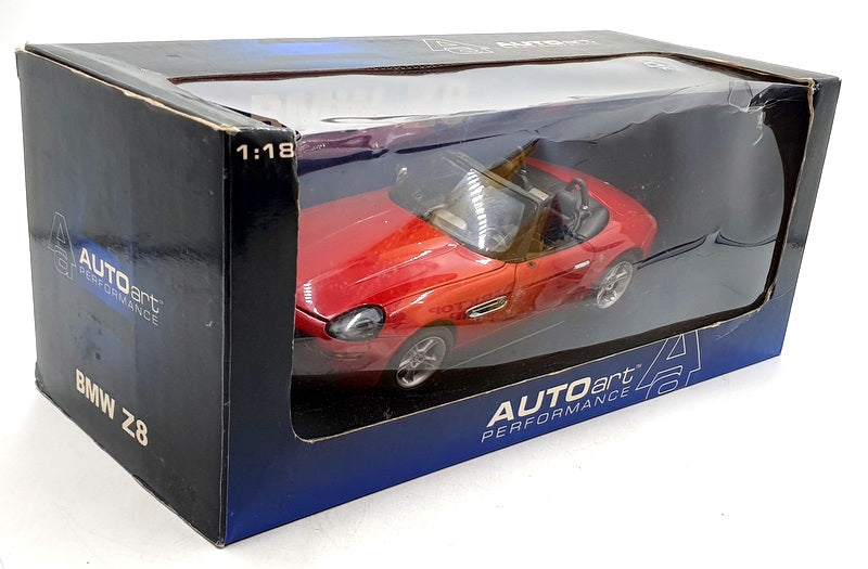 Autoart 1/18 Scale Diecast 70513 - BMW Z8 Convertible - Red