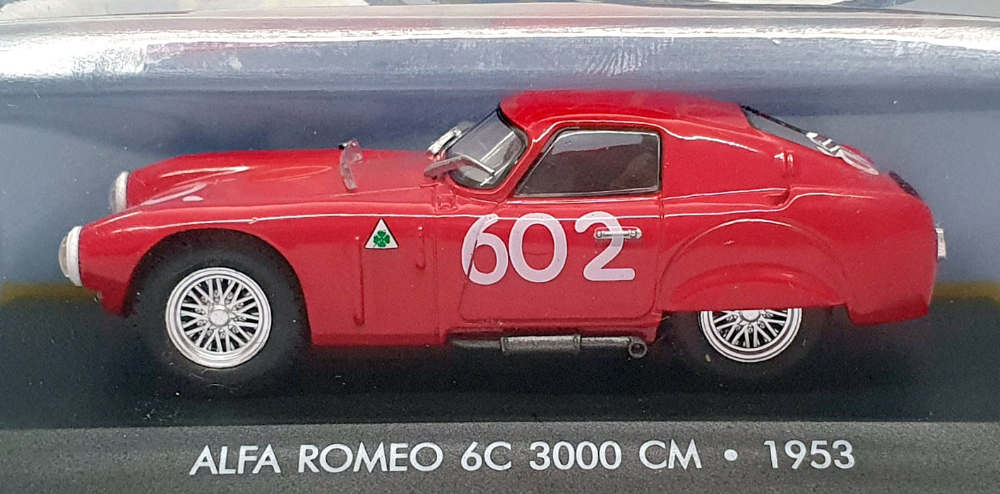 Altaya 1/43 Scale FN602 - Alfa Romeo 6C 3000 CM 1953 #602 Fangio - Red