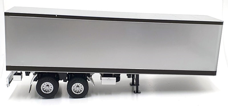 KK Scale Road Kings 1/18 Scale RK180168 Semi Automatic Truck Trailer Silver