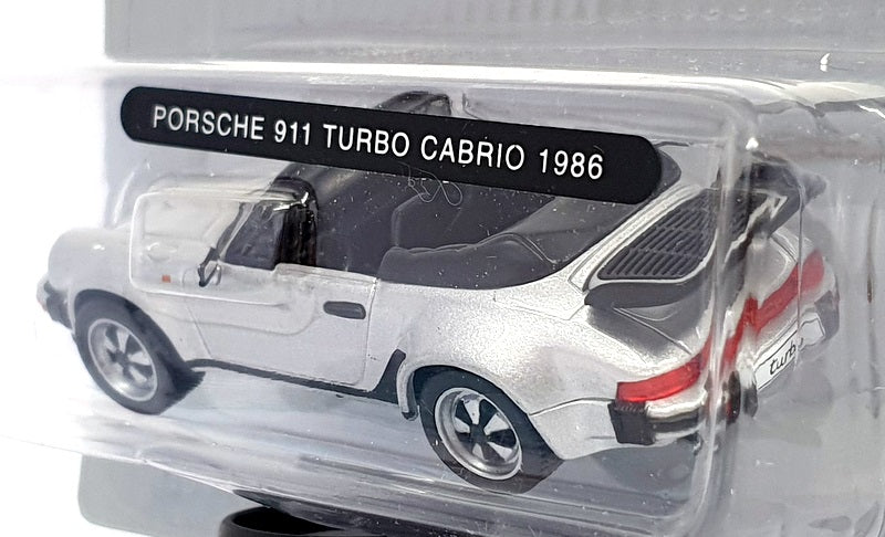 DeAgostini 1/43 Scale Diecast 039 - 1986 Porsche 911 Turbo Cabrio - Silver